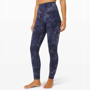 NWT lululemon Align HR Pant 25” diamond dye navy 4
